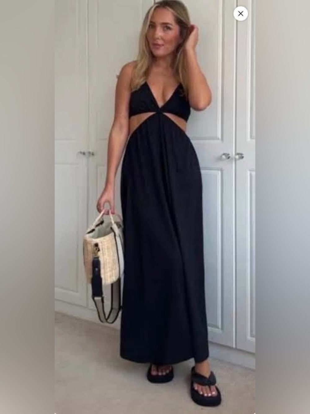 Zara cut out maxi dress, NEW ($69.90)!